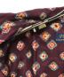中古・古着 POLO RALPH LAUREN (ポロ・ラルフローレン) クレープブロックプリントシャツドレス 総柄ワンピース ワインレッド：12000円