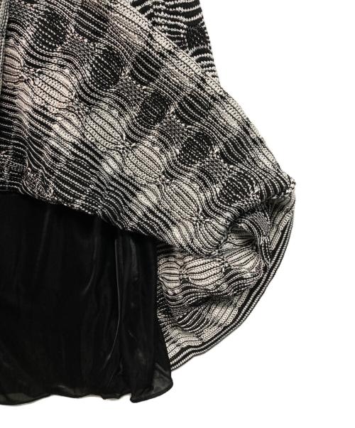 missoni（ミッソーニ）MISSONI (ミッソーニ) ニットスカート ブラック×ホワイト サイズ:40 未使用品の古着・服飾アイテム
