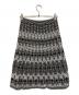 MISSONI (ミッソーニ) ニットスカート ブラック×ホワイト サイズ:40 未使用品：15000円
