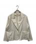 HeRIN.CYE（ヘリンドットサイ）の古着「Sheer loose jacket（シアー ルーズ ジャケット）」｜アイボリー