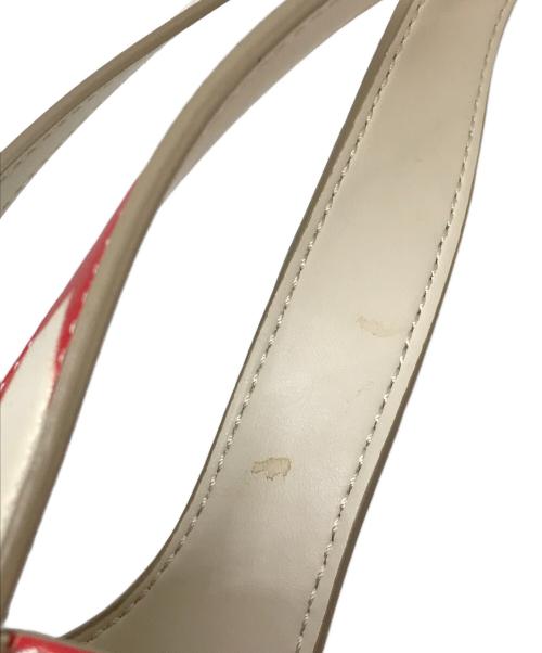 STELLA McCARTNEY（ステラマッカートニー）STELLA McCARTNEY (ステラマッカートニー) Ed curtis (エドカーティス) パンチングロゴエドカーティスプリント 2WAYショルダーバッグ ホワイト×レッドの古着・服飾アイテム