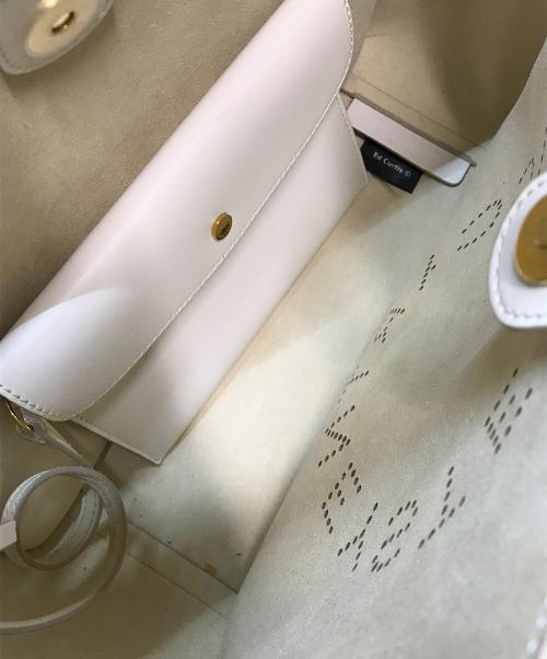 STELLA McCARTNEY（ステラマッカートニー）STELLA McCARTNEY (ステラマッカートニー) Ed curtis (エドカーティス) パンチングロゴエドカーティスプリント 2WAYショルダーバッグ ホワイト×レッドの古着・服飾アイテム