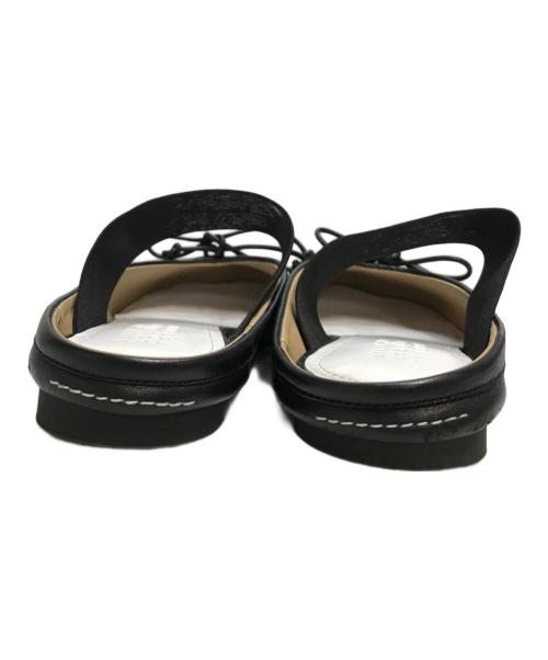 MM6 Maison Margiela（エムエムシックスメゾンマルジェラ）MM6 Maison Margiela (エムエムシックスメゾンマルジェラ) アナトミック ナンバリング バレエミュール ブラック サイズ:SIZE 36の古着・服飾アイテム