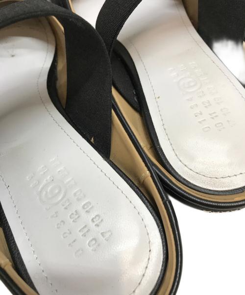 MM6 Maison Margiela（エムエムシックスメゾンマルジェラ）MM6 Maison Margiela (エムエムシックスメゾンマルジェラ) アナトミック ナンバリング バレエミュール ブラック サイズ:SIZE 36の古着・服飾アイテム