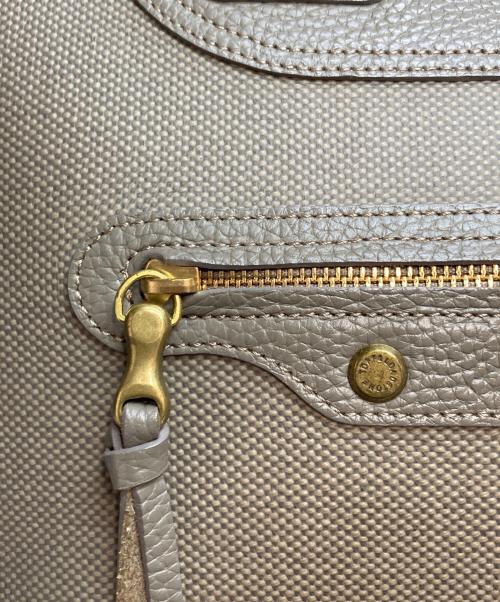 TOFF&LOADSTONE（トフアンドロードストーン）TOFF&LOADSTONE (トフアンドロードストーン) Demi-Luxe BEAMS (デミルクス ビームス) 別注 Key フレンズ キャンバストートバッグ グレーの古着・服飾アイテム