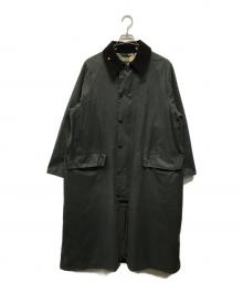 Barbour（バブアー）の古着「オーバーサイズBURGHLEY バーレ- ワックスコート」｜オリーブ