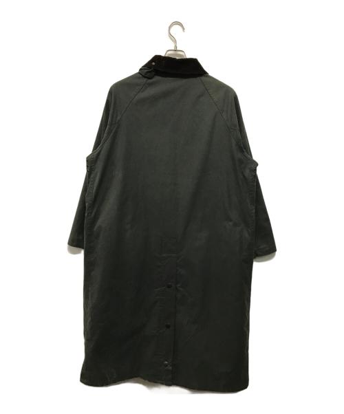 Barbour（バブアー）Barbour (バブアー) オーバーサイズBURGHLEY バーレ- ワックスコート オリーブ サイズ:SIZE 38の古着・服飾アイテム