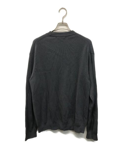 AURALEE（オーラリー）AURALEE (オーラリー) SUPER HARD TWIST RIB KNIT P/O ネイビー サイズ:SIZE 4の古着・服飾アイテム