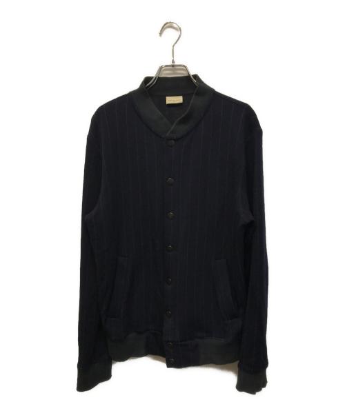 DRIES VAN NOTEN（ドリスヴァンノッテン）DRIES VAN NOTEN (ドリスヴァンノッテン) ピンストライプウールジャケット ネイビー サイズ:SIZE Sの古着・服飾アイテム