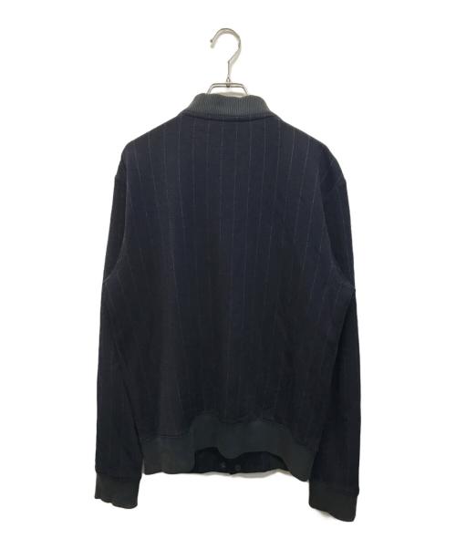 DRIES VAN NOTEN（ドリスヴァンノッテン）DRIES VAN NOTEN (ドリスヴァンノッテン) ピンストライプウールジャケット ネイビー サイズ:SIZE Sの古着・服飾アイテム
