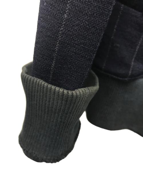 DRIES VAN NOTEN（ドリスヴァンノッテン）DRIES VAN NOTEN (ドリスヴァンノッテン) ピンストライプウールジャケット ネイビー サイズ:SIZE Sの古着・服飾アイテム