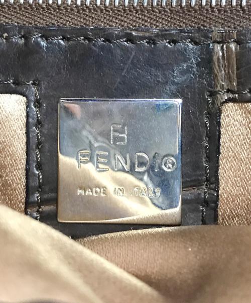 FENDI（フェンディ）FENDI (フェンディ) リネンワンショルダーバッグ ハンドバック アイボリーの古着・服飾アイテム