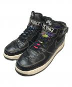 NIKEナイキ）の古着「Air Force 1 Mid LX "Our Force 1 "エアフォース1 ミッド LX "アワーフォース1"」｜ブラック
