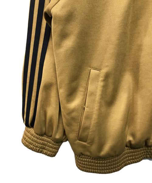 adidas（アディダス）adidas (アディダス) GUCCI (グッチ) Cotton Jersey Zip Jacket/コットン・ジャージー・ジップ・ジャケット　トラックジャケット ブラウン サイズ:XSの古着・服飾アイテム