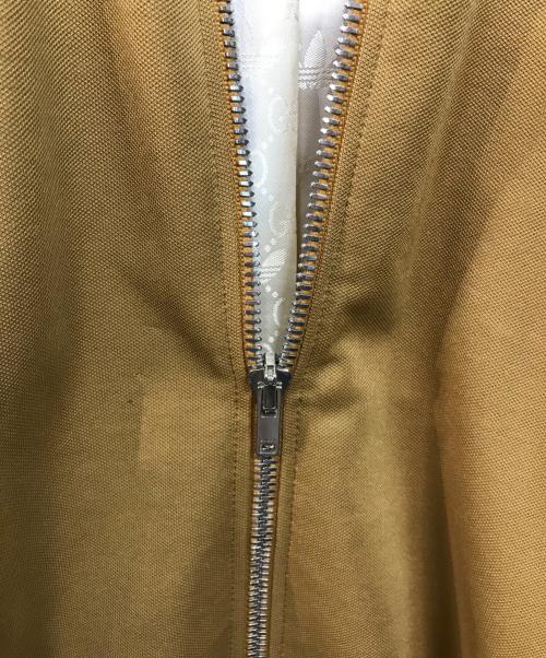 adidas（アディダス）adidas (アディダス) GUCCI (グッチ) Cotton Jersey Zip Jacket/コットン・ジャージー・ジップ・ジャケット　トラックジャケット ブラウン サイズ:XSの古着・服飾アイテム