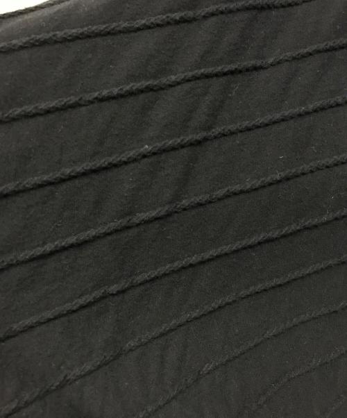 Y's（ワイズ）Y's (ワイズ) アシンメトリーカットソー ブラック サイズ:2の古着・服飾アイテム
