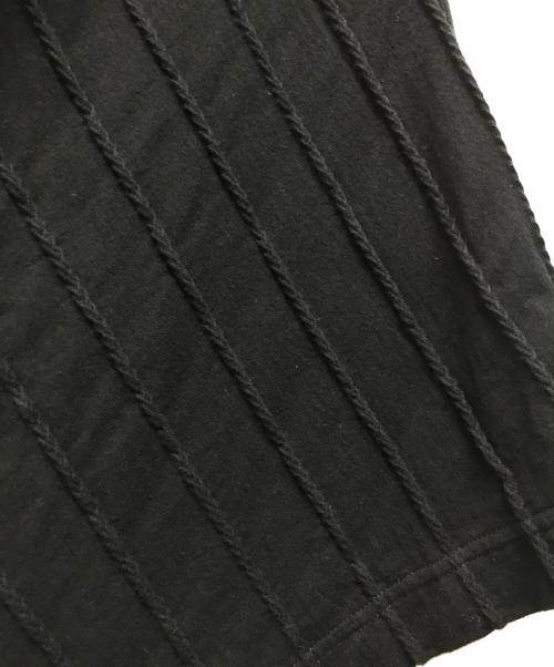 Y's（ワイズ）Y's (ワイズ) アシンメトリーカットソー ブラック サイズ:2の古着・服飾アイテム