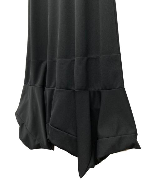 COMME des GARCONS（コムデギャルソン）COMME des GARCONS (コムデギャルソン) 裾ドレープデザインワンピース ブラック サイズ:Sの古着・服飾アイテム