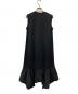 COMME des GARCONS (コムデギャルソン) 裾ドレープデザインワンピース ブラック サイズ:S：23000円