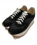 SPALWART×COMME des GARCONS COMME des GARCONSスパルウォート×コムデギャルソン コムデギャルソン）の古着「厚底スウェードスニーカー」｜ブラック