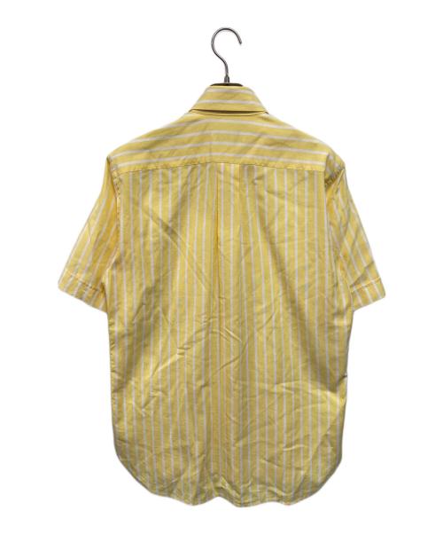 ARNYS PARIS（アルニスパリス）ARNYS PARIS (アルニスパリス) ストライプ半袖シャツ イエロー サイズ:15/38の古着・服飾アイテム