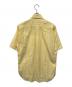 ARNYS PARIS (アルニスパリス) ストライプ半袖シャツ イエロー サイズ:15/38：15000円
