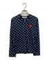 PLAY COMME des GARCONS（プレイコムデギャルソン）の古着「ポルカドット長袖カットソー」｜ネイビー