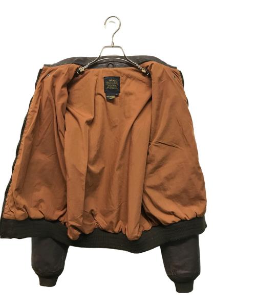 AVIREX（アヴィレックス）AVIREX (アヴィレックス) A-2 フライトジャケット ブラウン サイズ:SIZE Lの古着・服飾アイテム