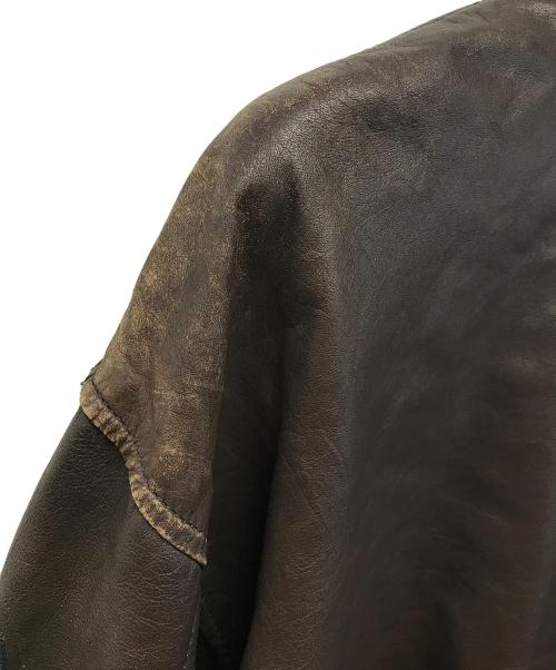 AVIREX（アヴィレックス）AVIREX (アヴィレックス) A-2 フライトジャケット ブラウン サイズ:SIZE Lの古着・服飾アイテム