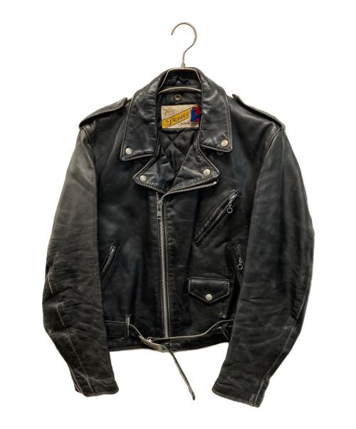 Schott（ショット）Schott (ショット) ＃118 ダブルライダースジャケット USA製 ブラック サイズ:SIZE 40の古着・服飾アイテム