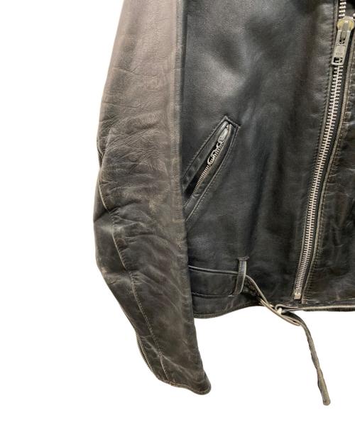 Schott（ショット）Schott (ショット) ＃118 ダブルライダースジャケット USA製 ブラック サイズ:SIZE 40の古着・服飾アイテム