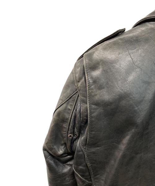 Schott（ショット）Schott (ショット) ＃118 ダブルライダースジャケット USA製 ブラック サイズ:SIZE 40の古着・服飾アイテム