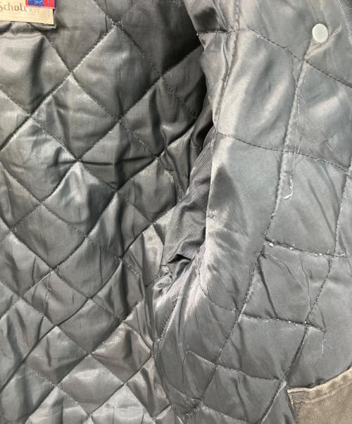 Schott（ショット）Schott (ショット) ＃118 ダブルライダースジャケット USA製 ブラック サイズ:SIZE 40の古着・服飾アイテム