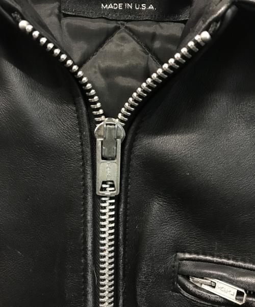 Schott（ショット）Schott (ショット) ＃181 ポリスマンジャケット ブラック サイズ:SIZE 40の古着・服飾アイテム