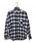 PALACE（パレス）の古着「GHOST SHIRT　バックロゴ　オンブレチェック」｜ブルー