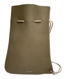HENDER SCHEME（エンダースキーマ）の古着「Zacc  レザー巾着バッグ」｜ベージュ