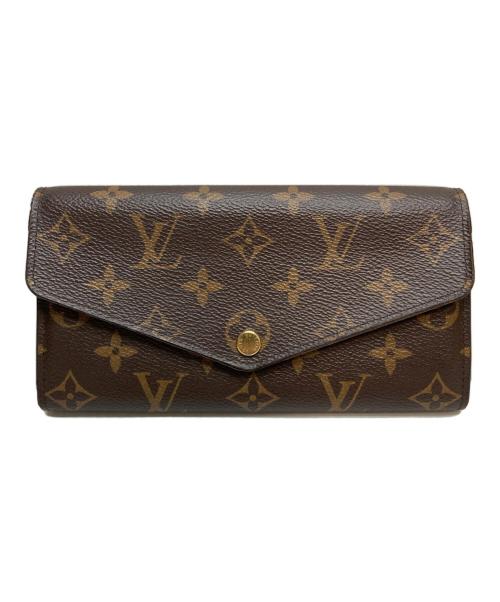 LOUIS VUITTON（ルイ ヴィトン）LOUIS VUITTON (ルイ ヴィトン) ポルトフォイユ・サラ 長財布 ブラウンの古着・服飾アイテム
