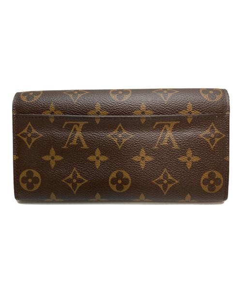 LOUIS VUITTON（ルイ ヴィトン）LOUIS VUITTON (ルイ ヴィトン) ポルトフォイユ・サラ 長財布 ブラウンの古着・服飾アイテム