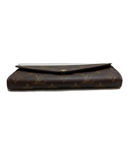 LOUIS VUITTON（ルイ ヴィトン）LOUIS VUITTON (ルイ ヴィトン) ポルトフォイユ・サラ 長財布 ブラウンの古着・服飾アイテム