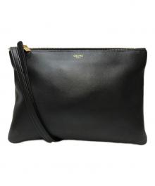 CELINE（セリーヌ）の古着「ラージトリオ ショルダーバッグ」｜ブラック