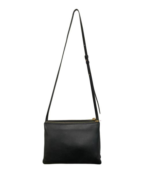 CELINE（セリーヌ）CELINE (セリーヌ) ラージトリオ ショルダーバッグ ブラックの古着・服飾アイテム