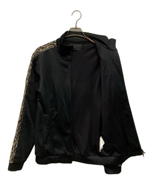 Roen（ロエン）Roen (ロエン) レオパード柄 バックメタルスカル トラックジャケット ブラック サイズ:SIZE 48の古着・服飾アイテム