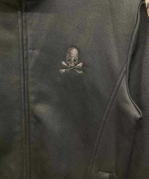 Roen（ロエン）Roen (ロエン) レオパード柄 バックメタルスカル トラックジャケット ブラック サイズ:SIZE 48の古着・服飾アイテム