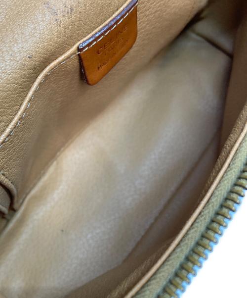 CELINE（セリーヌ）CELINE (セリーヌ) サークルロゴ ショルダーバッグ ブラウンの古着・服飾アイテム