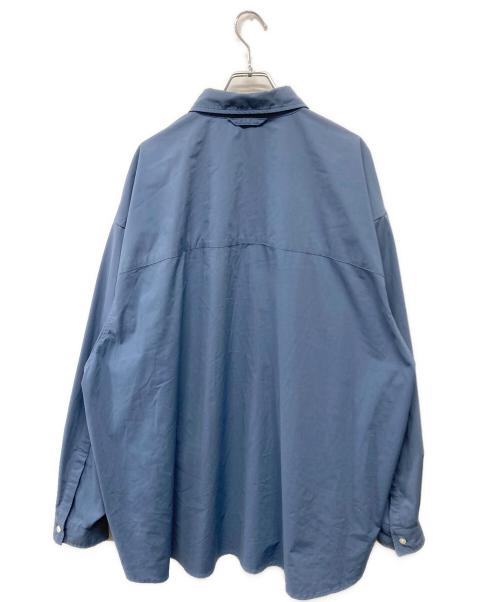 FreshService（フレッシュサービス）FreshService (フレッシュサービス) FIREPROOF CARGO POCKET REGULAR COLLAR SHIRT/ファイアプルーフ・カーゴポケット・レギュラーカラー・シャツ ブルー サイズ:Freeの古着・服飾アイテム