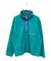 Patagonia（パタゴニア）の古着「スナップT プルオーバー シンチラフリース」｜エメラルドグリーン×パープル