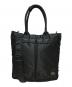 PORTER（ポーター）の古着「TANKER  CARRYING TOTE BAG「タンカー キャライング トート バッグ」」｜ブラック