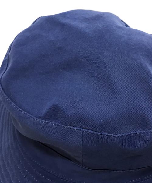 HERMES（エルメス）HERMES (エルメス) レザーパイピングハット ネイビーの古着・服飾アイテム