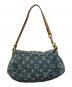 LOUIS VUITTON (ルイ ヴィトン) モノグラム・ミニプリーティ ショルダーバッグ ブルー：230000円