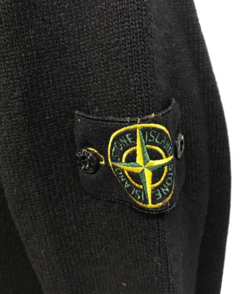 STONE ISLAND（ストーンアイランド）STONE ISLAND (ストーンアイランド) パッチクルーネックニット ブラック サイズ:SIZE Sの古着・服飾アイテム